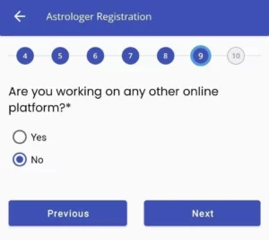 Tell if you Work on Another Platform-AstroTalk Astrologer Registration