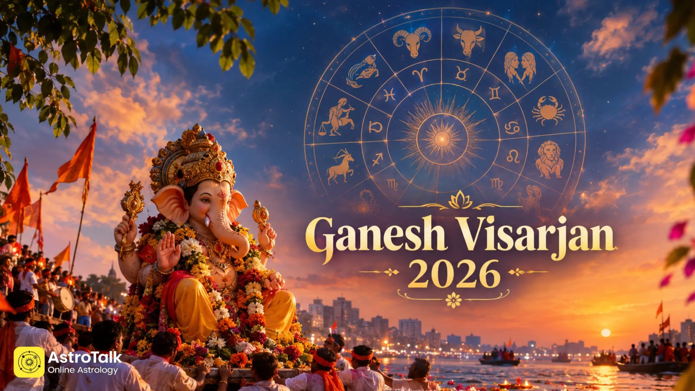 Ganesh Visarjan 2026: Date, Muhurat & Zodiac-Wise Offerings!