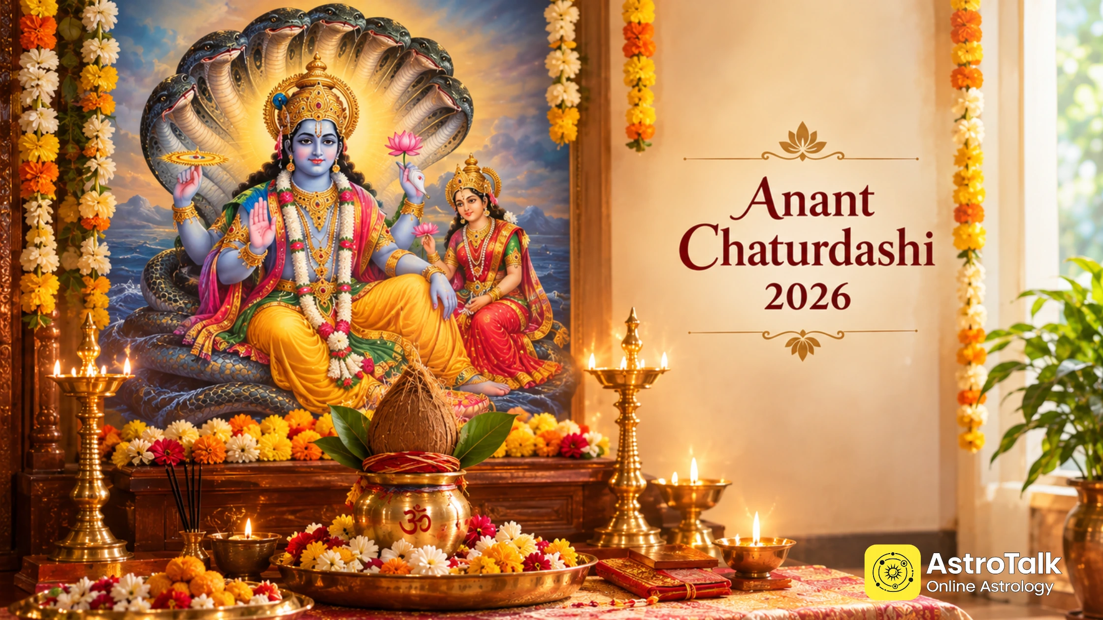 Anant Chaturdashi 2026: Puja Vidhi, Shubh Muhurat & Anant Sutra Significance