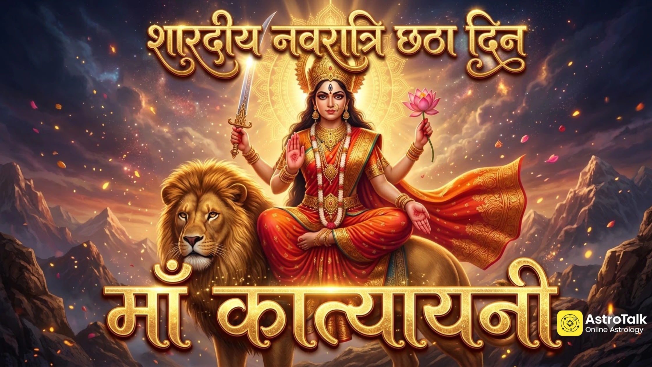 navratri sixth day blog banner