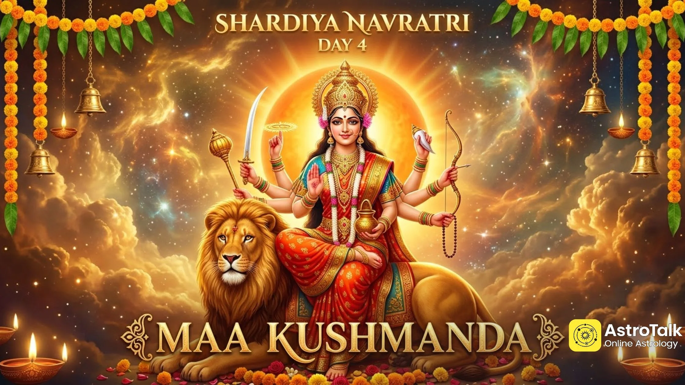 Navratri Day 4: Maa Kushmanda Puja, Muhurat, Vidhi & Remedies