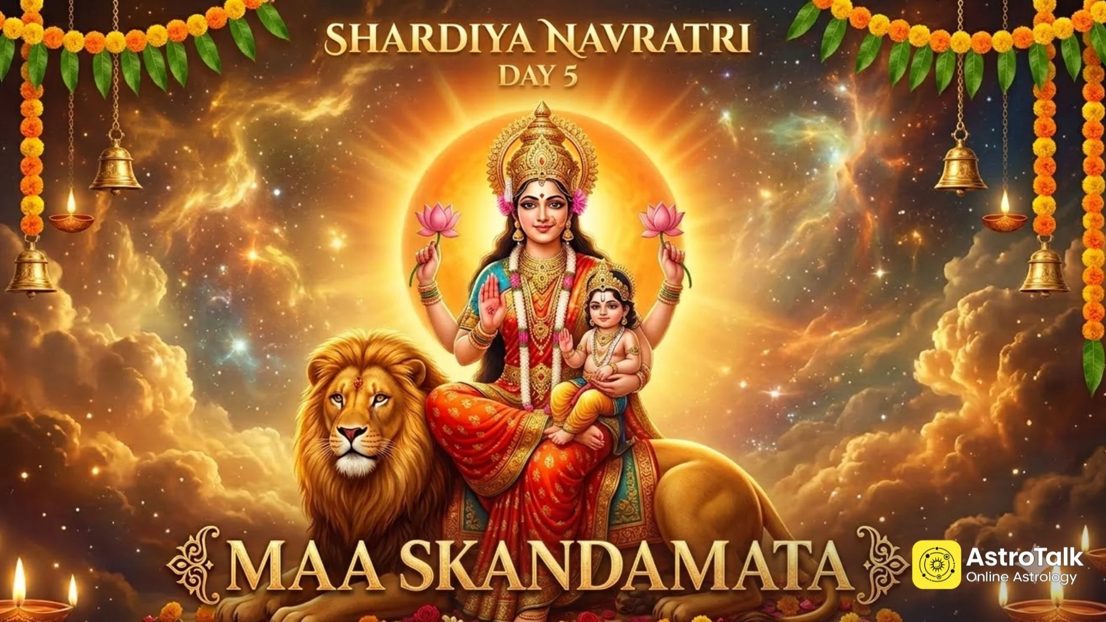 Navratri Day 5: Maa Skandamata Puja, Muhurat, Vidhi & Remedies