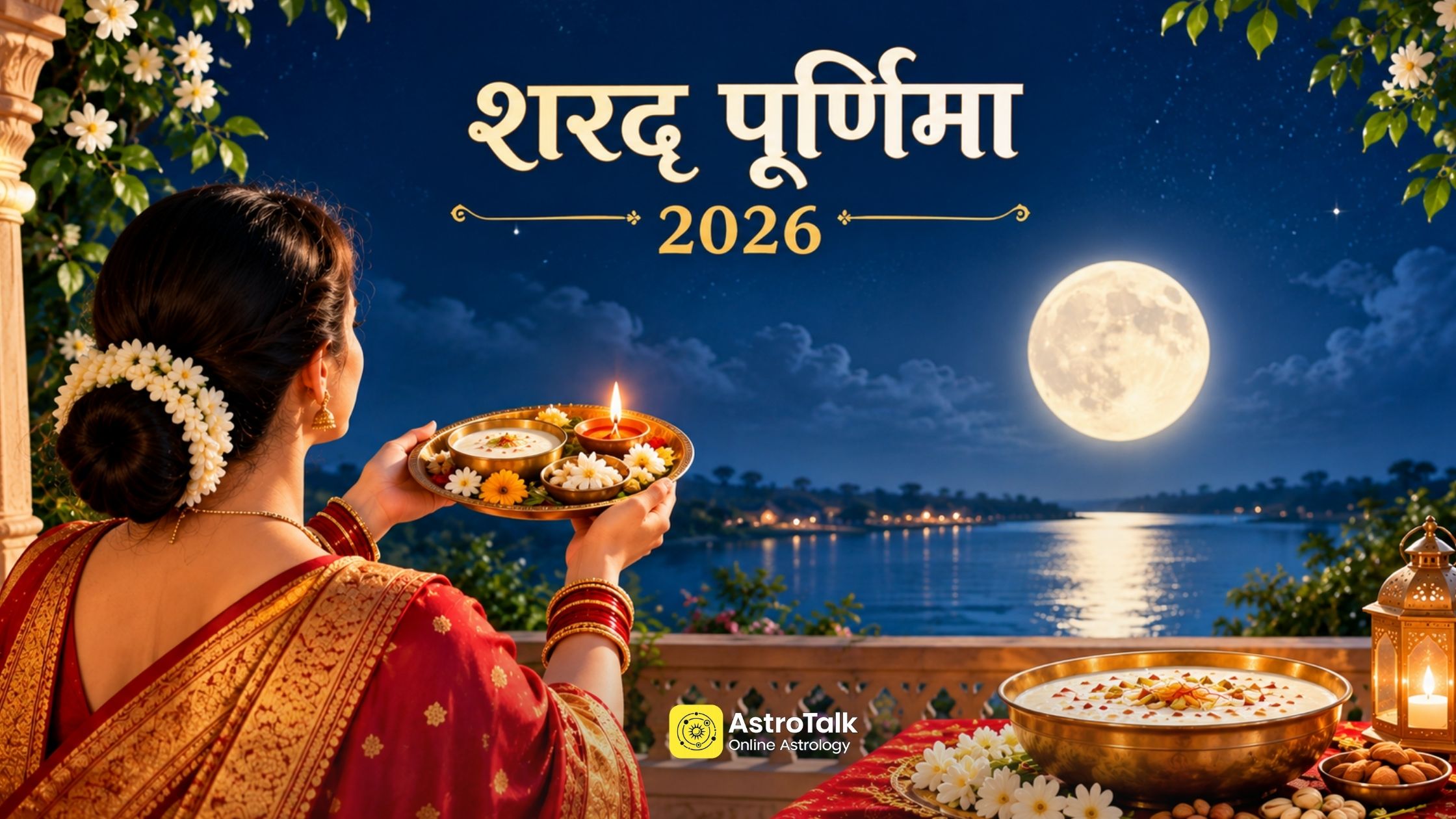 शरद पूर्णिमा पर सर्वार्थ सिद्धि योग, जानें कोजागरी लक्ष्मी पूजा और खीर अनुष्ठान का मुहूर्त